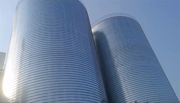 赤峰2座混凝土高架卷板仓